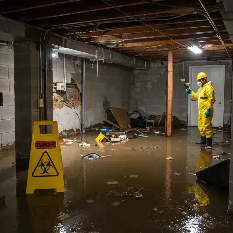 Flooded Basement Electrical Hazard in Seward County, NE Property